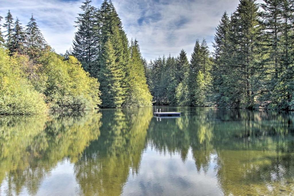 New Modern Cabin! 5Mi To Mt Rainier National Park! Hot Tub & Wifi Ashford Ngoại thất bức ảnh