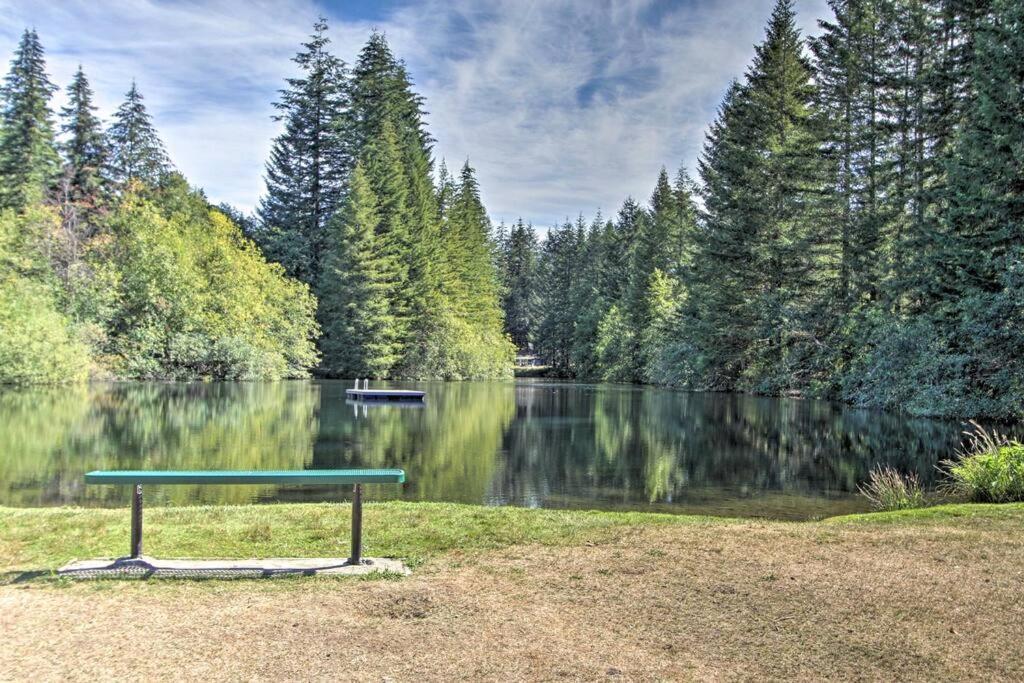New Modern Cabin! 5Mi To Mt Rainier National Park! Hot Tub & Wifi Ashford Ngoại thất bức ảnh